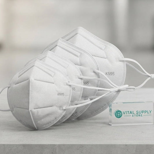 KN95 Masks with Adjustable Ear Loops - XL to Small - VitalSupplyStore.com