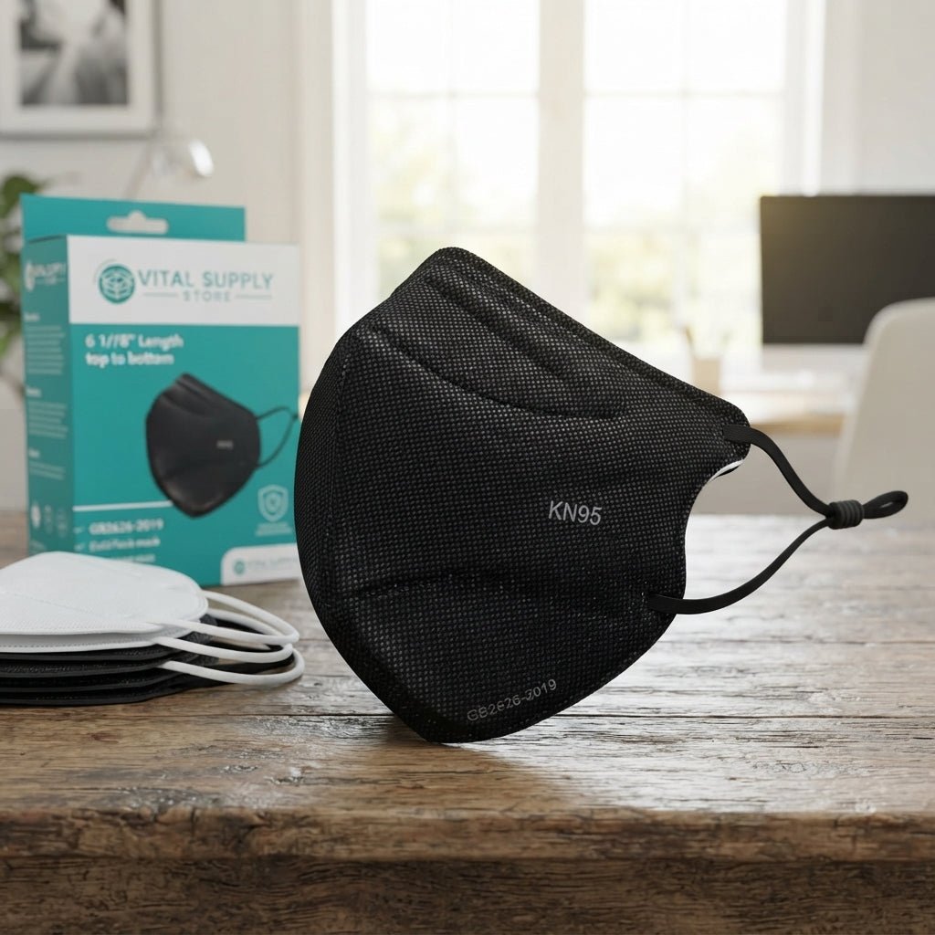 KN95 Face Masks for Beards & Large Faces — Extra Wide Butterfly Style | Lab Tested - VitalSupplyStore.com