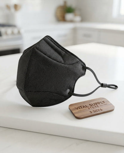KN95 Masks with Adjustable Ear Loops - XL to Small - VitalSupplyStore.com