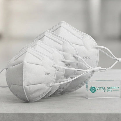 KN95 Masks with Adjustable Ear Loops - XL to Small - VitalSupplyStore.com
